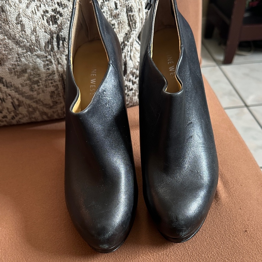 Nine West Black Ankle Booties